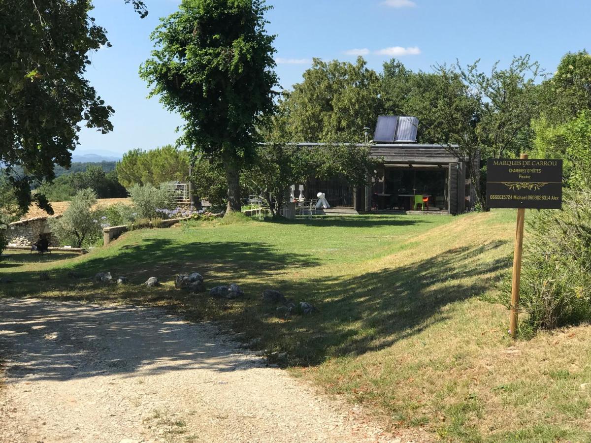 Bed and Breakfast Marquis De Carrou Rochefort-Sanson Exterior foto